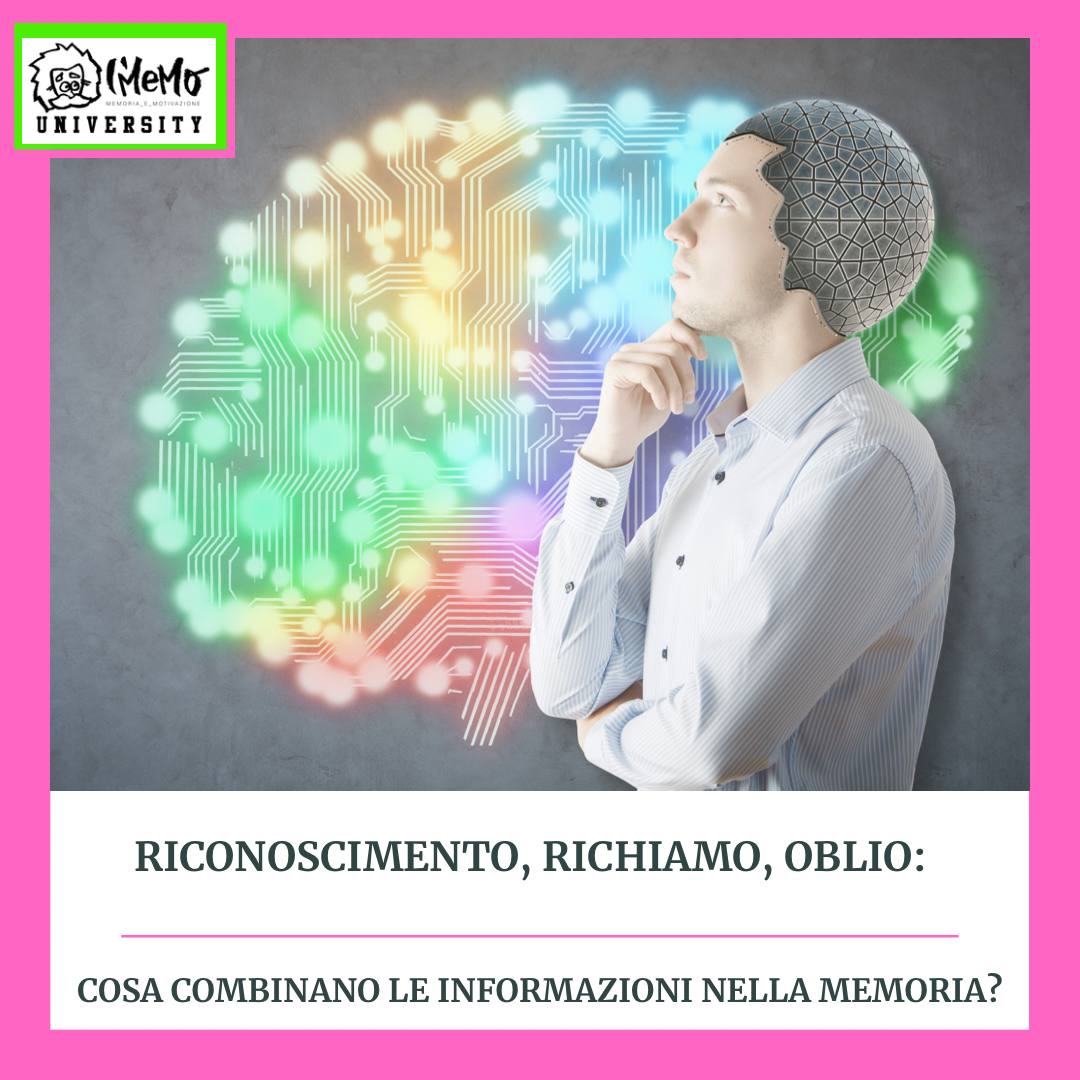 riconoscimento - richiamo - oblio